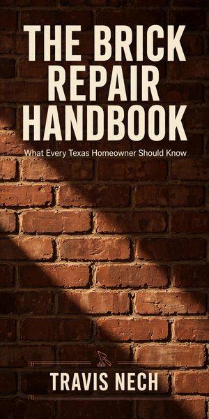 Cover of The Brick Repair Handbook, a free brick repair book by Travis Nech