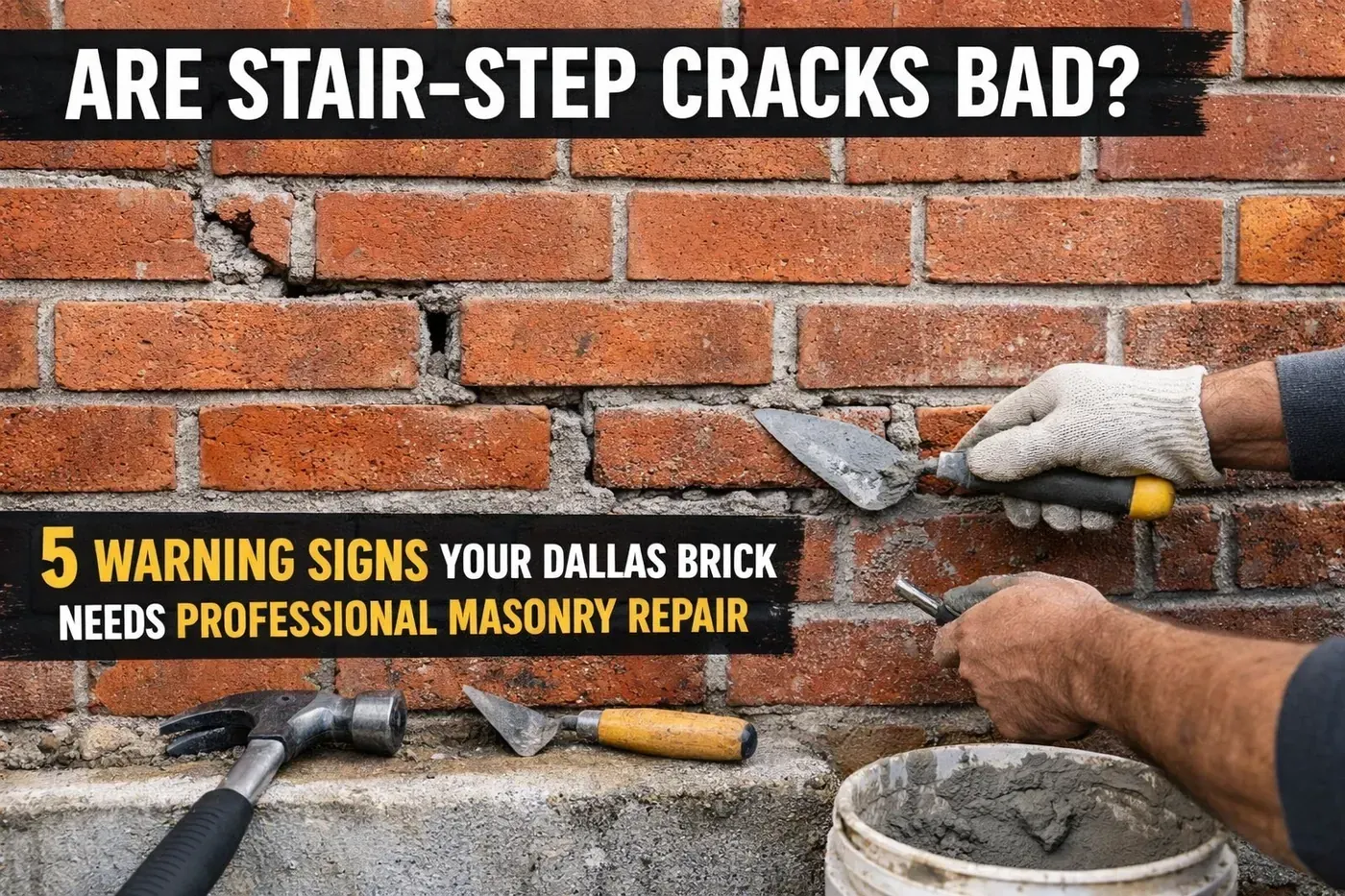 Brick repair in Texas by Champion Brick Repair