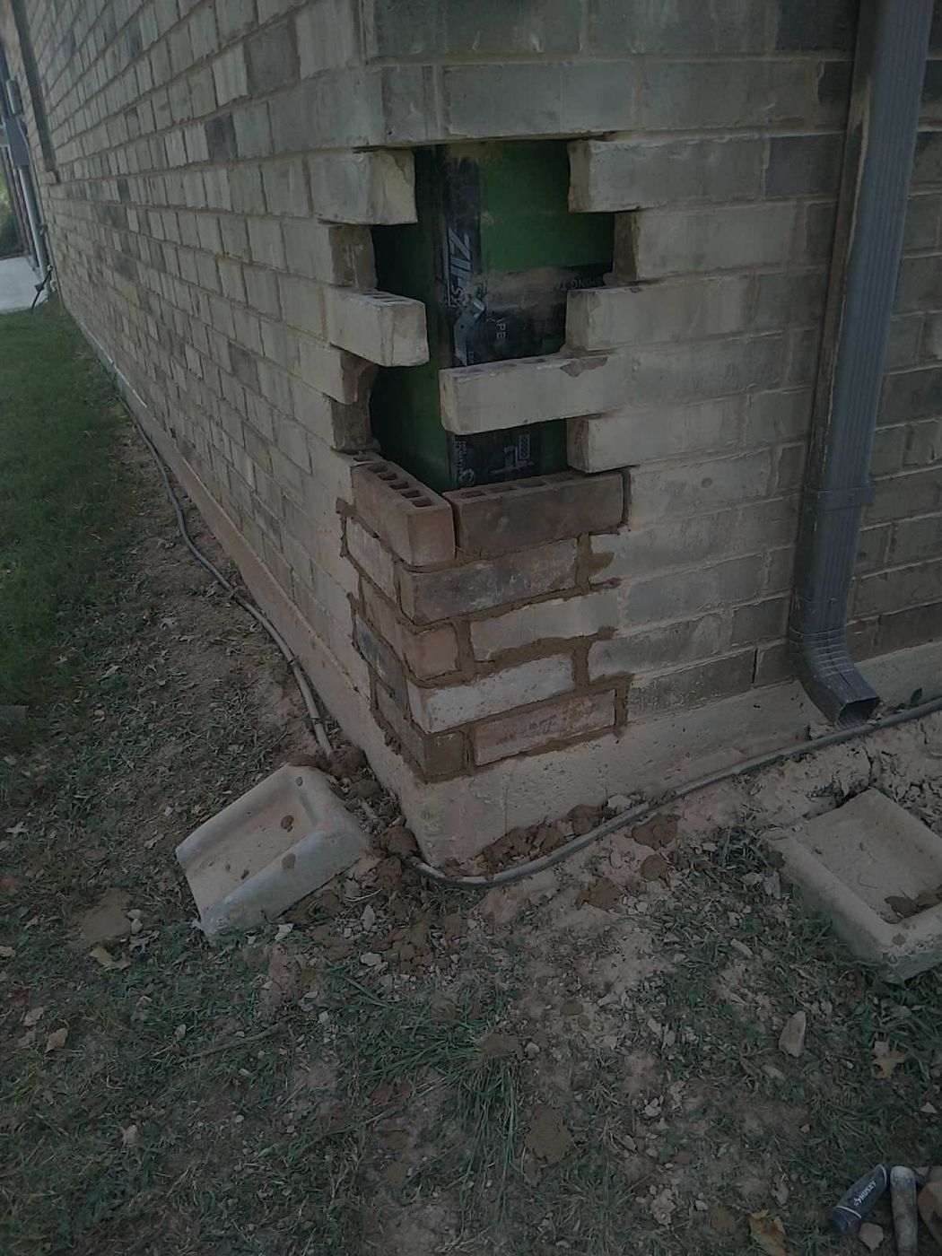 Missing Bricks in Wall