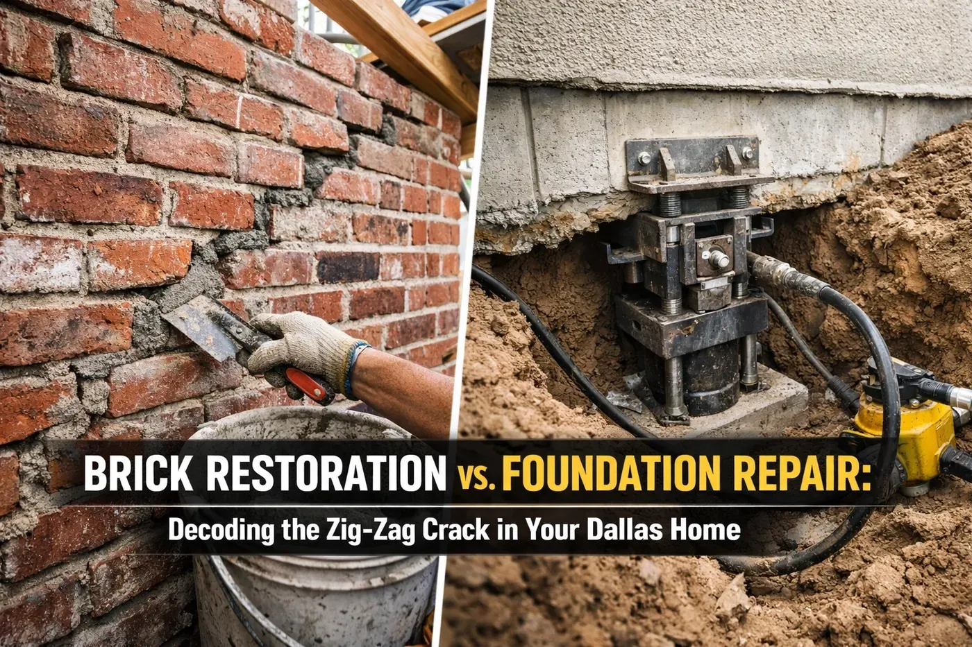 Brick repair in Texas by Champion Brick Repair