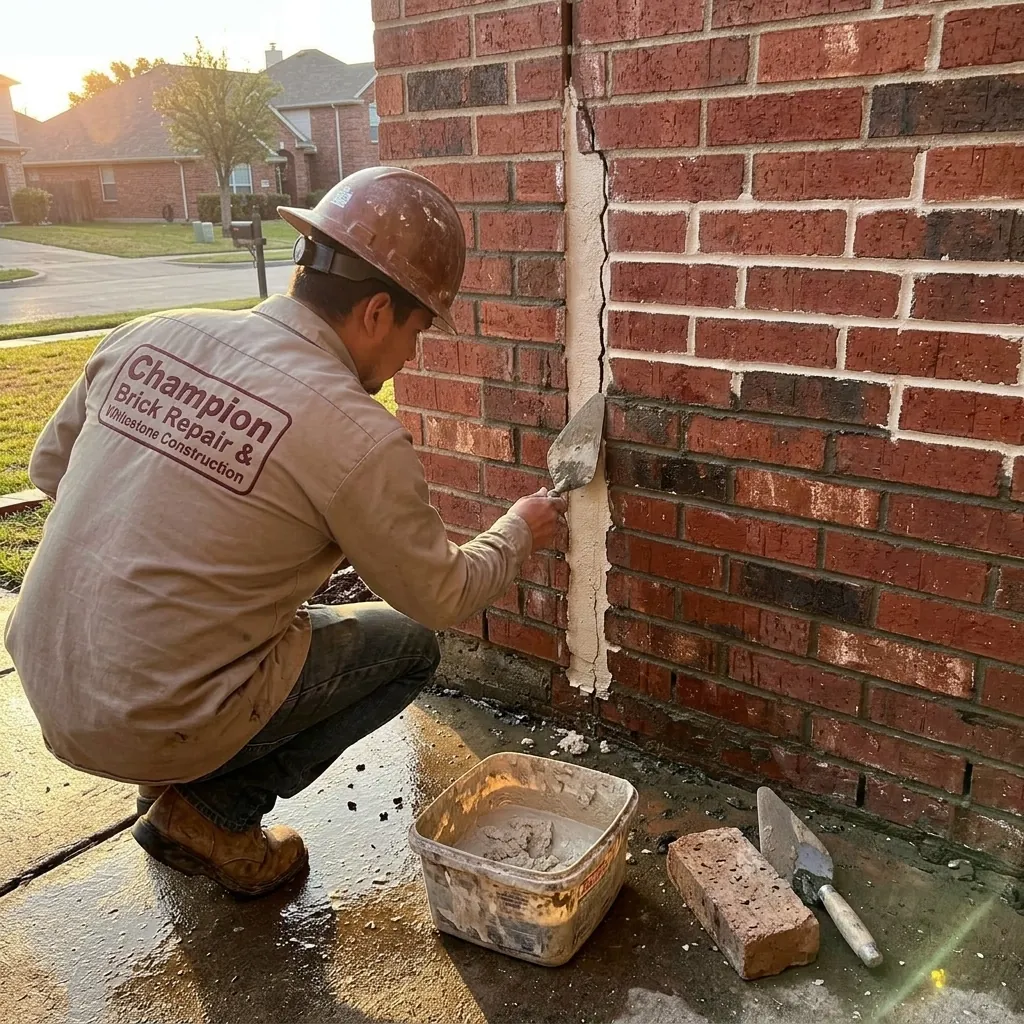Brick repair in Texas by Champion Brick Repair