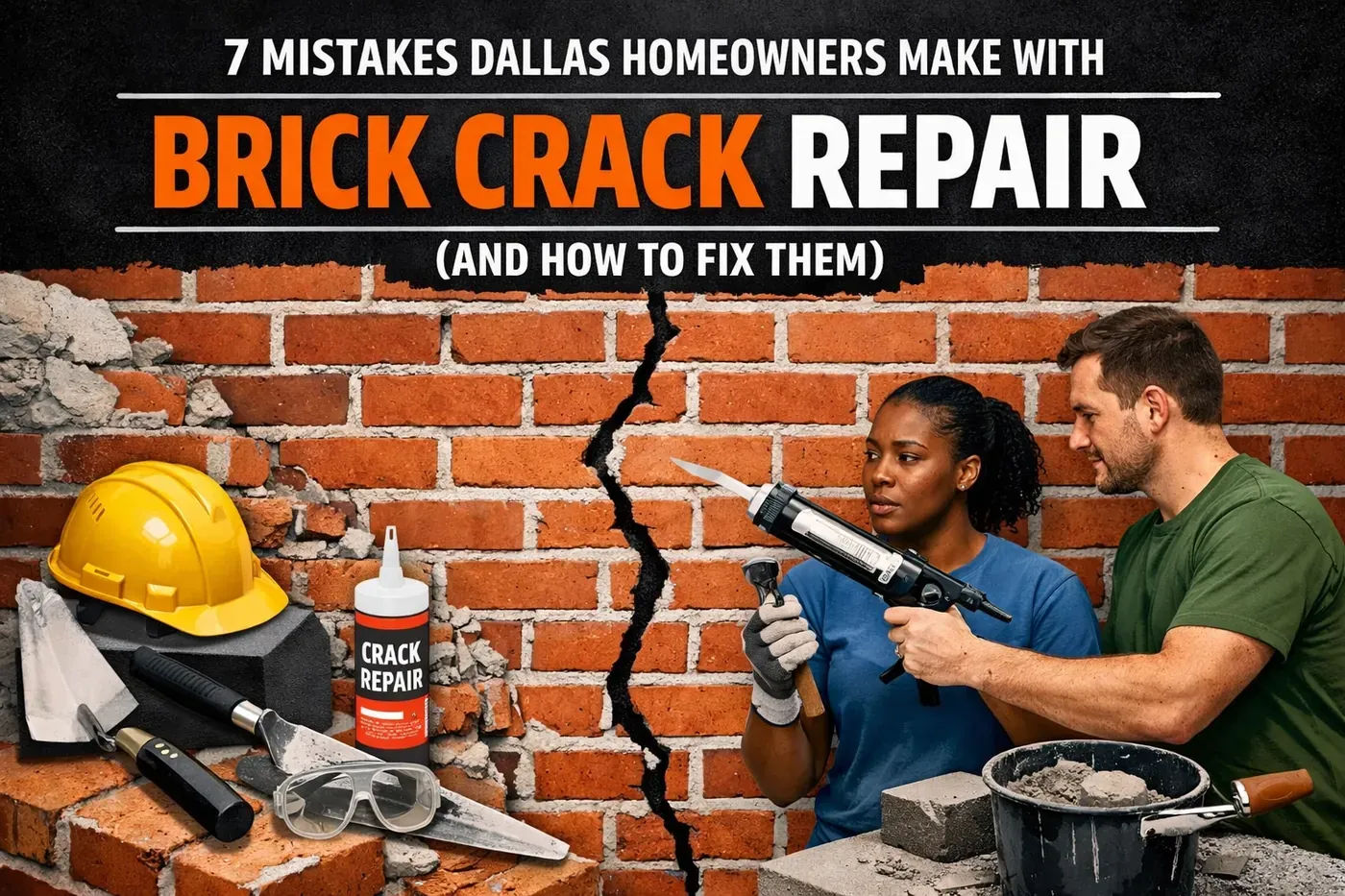 Brick repair in Texas by Champion Brick Repair