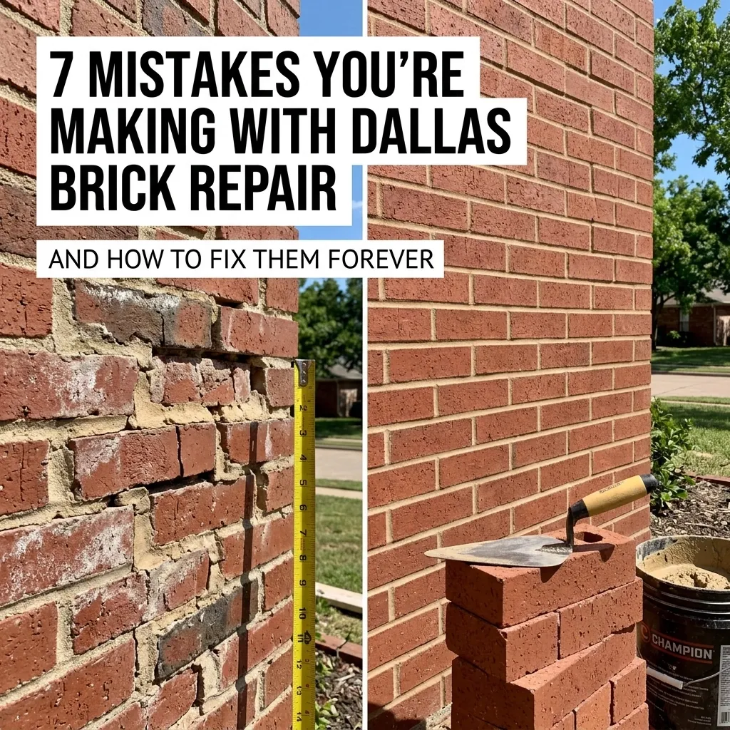 Brick repair in Texas by Champion Brick Repair