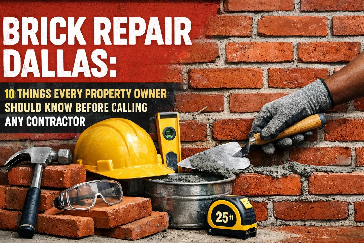 Brick repair in Dallas 10 Things Every Property Owner Should Know Before Calling Any Contractor 2, Texas by Champion Brick Re