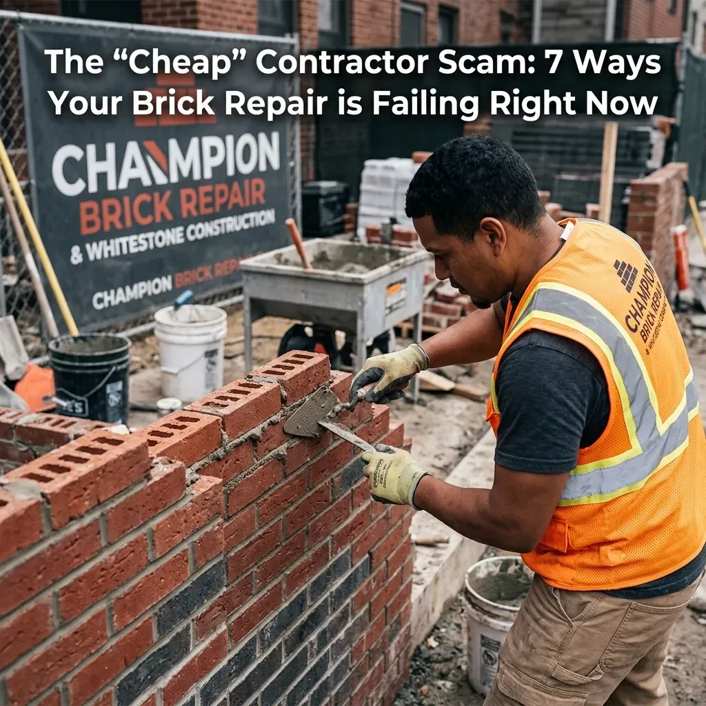 Brick repair in Texas by Champion Brick Repair