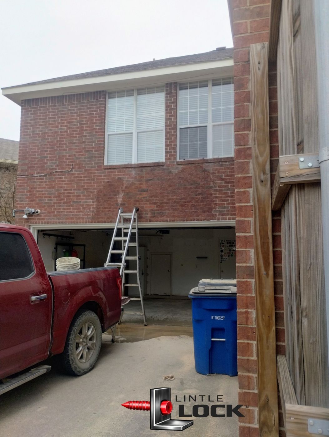 Garage lintel repair with LintleLOCK™ system