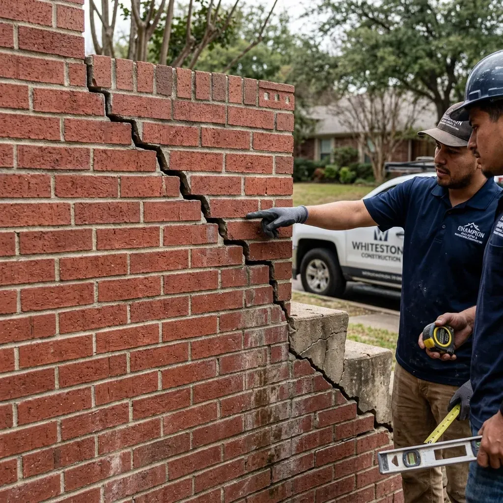 Brick repair in Texas by Champion Brick Repair