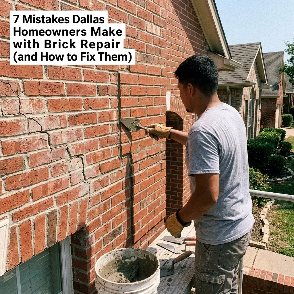 Brick repair in Texas by Champion Brick Repair
