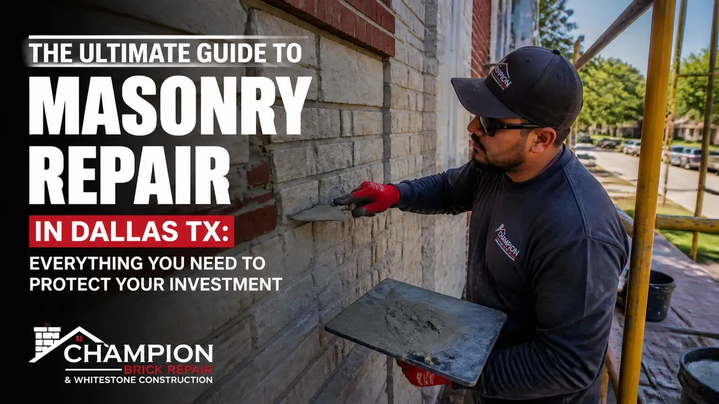 Brick repair in Texas by Champion Brick Repair
