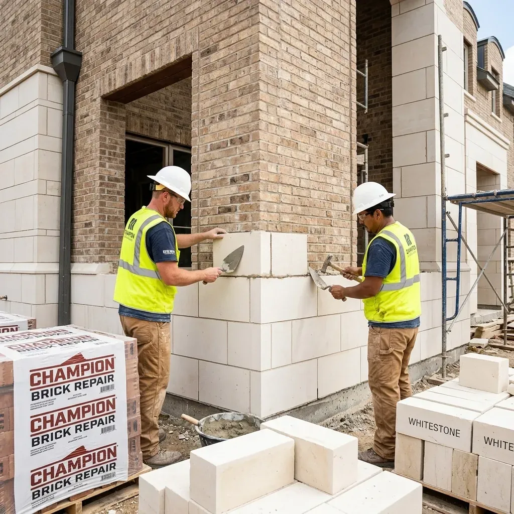 Brick repair in Texas by Champion Brick Repair