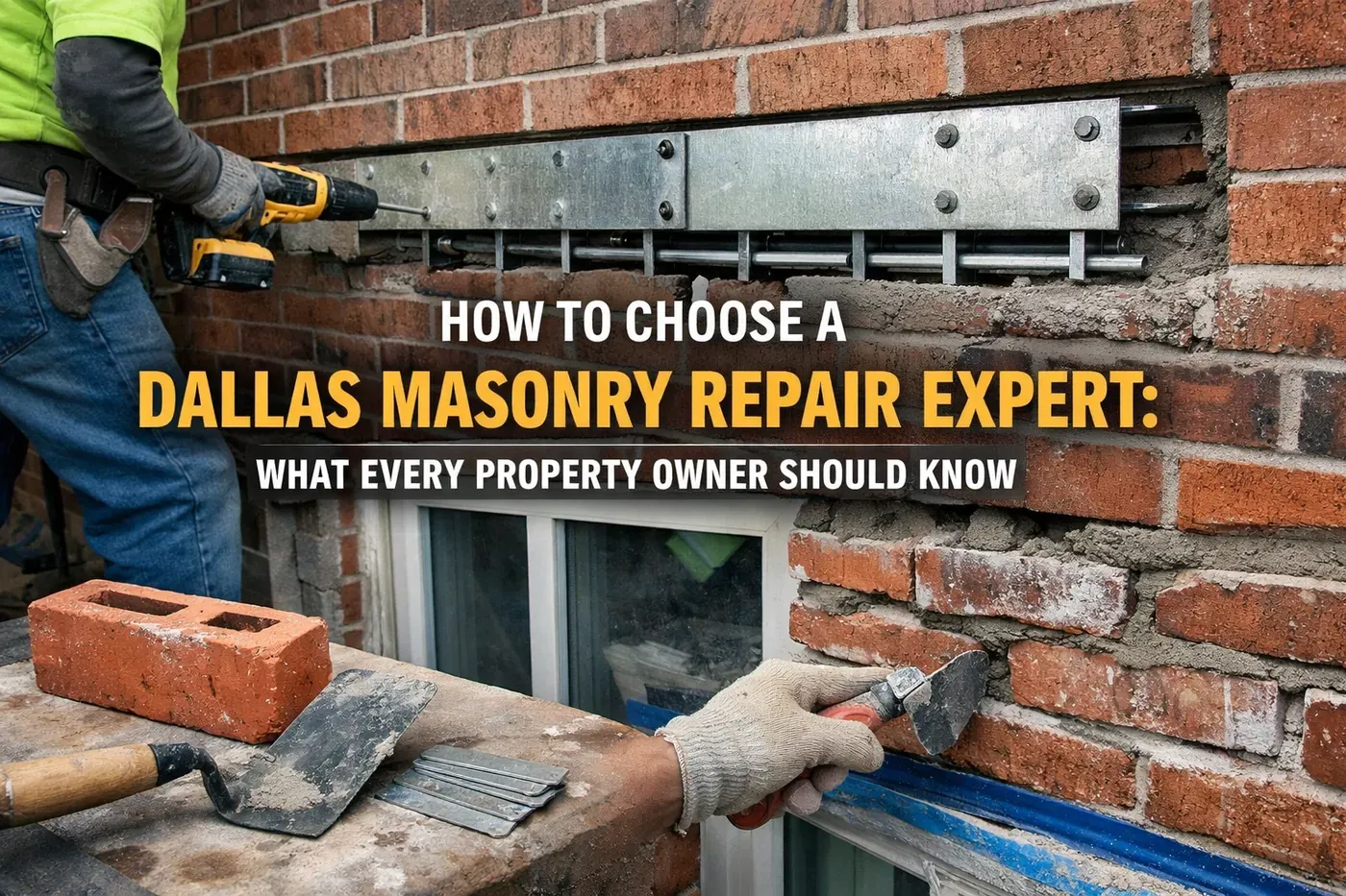 Brick repair in Texas by Champion Brick Repair