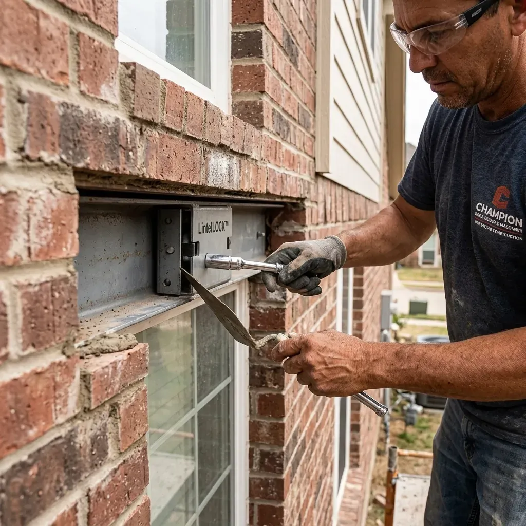 Brick repair in Texas by Champion Brick Repair