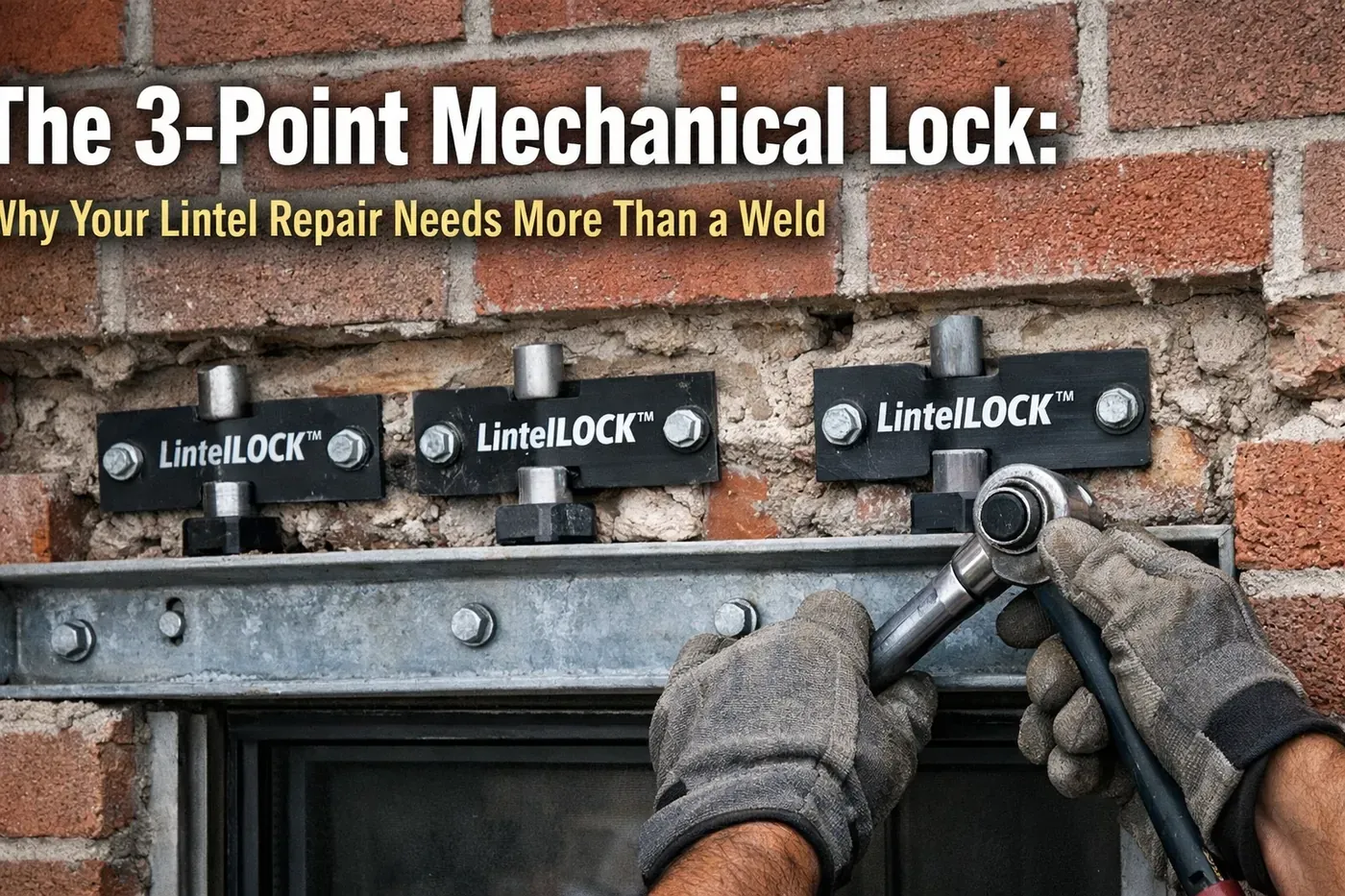 The 3-Point Mechanical Lock: Why Your Lintel Repair Needs More Than a Weld