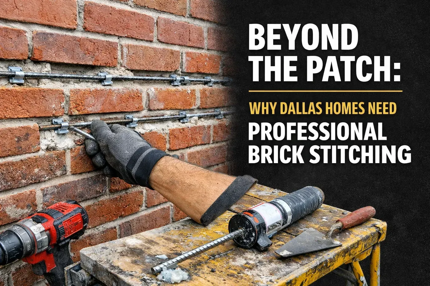 Brick repair in Texas by Champion Brick Repair