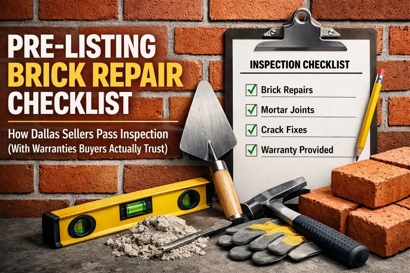 Brick repair in Texas by Champion Brick Repair