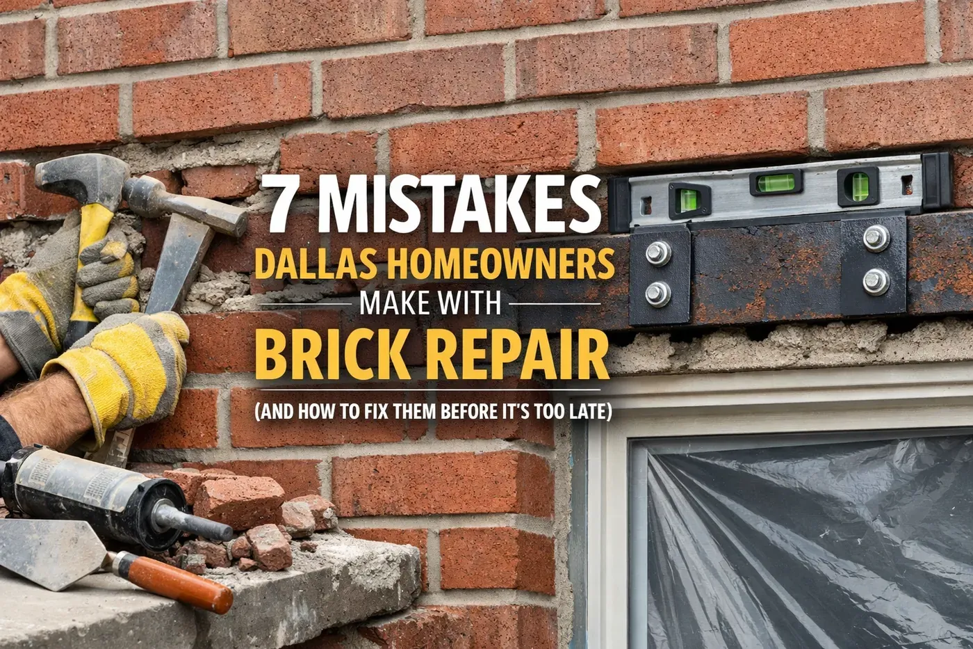 Brick repair in Texas by Champion Brick Repair
