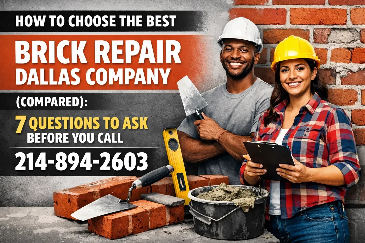 Brick repair in Texas by Champion Brick Repair