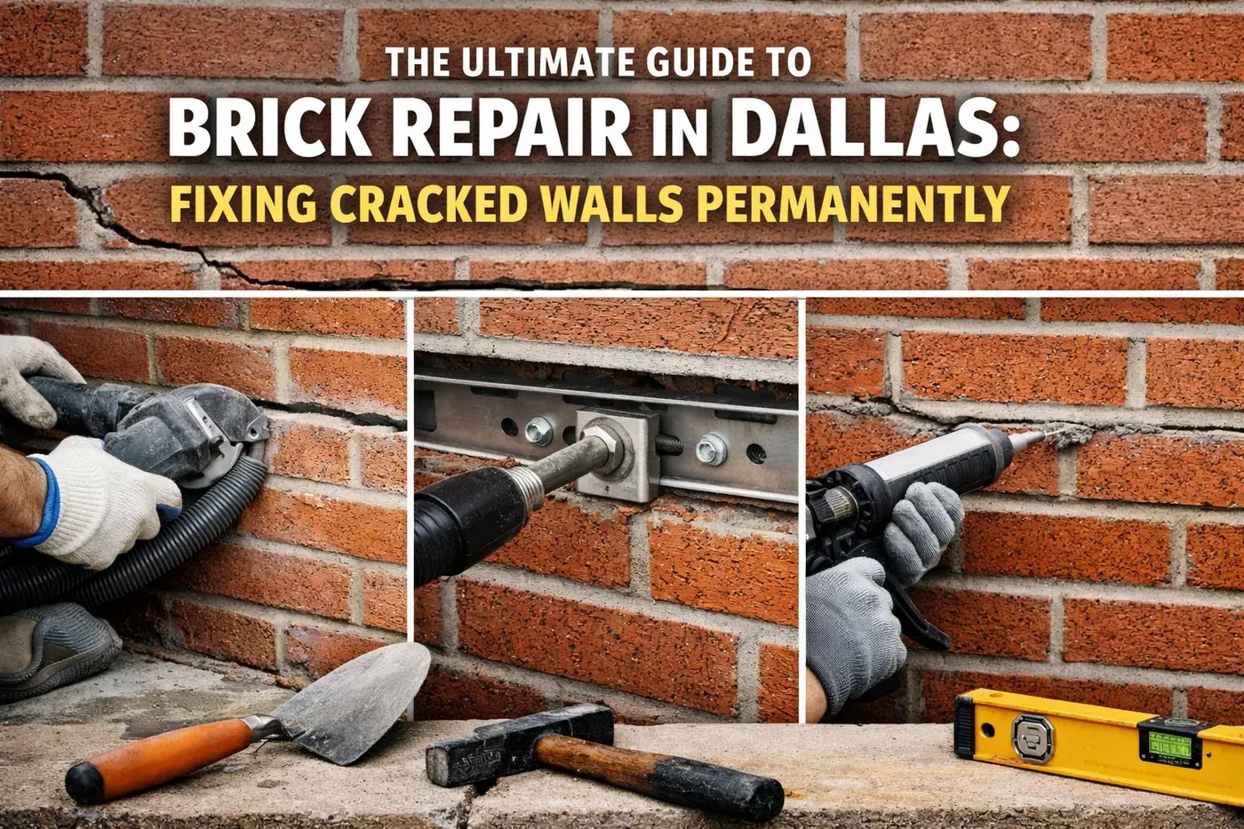 Brick repair in Texas by Champion Brick Repair