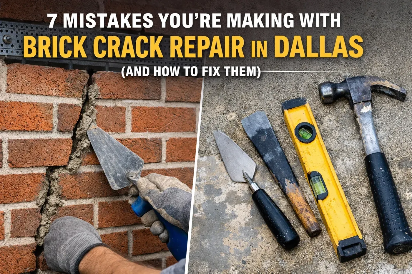 Brick repair in Texas by Champion Brick Repair