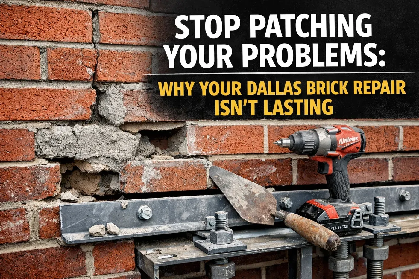 Brick repair in Texas by Champion Brick Repair