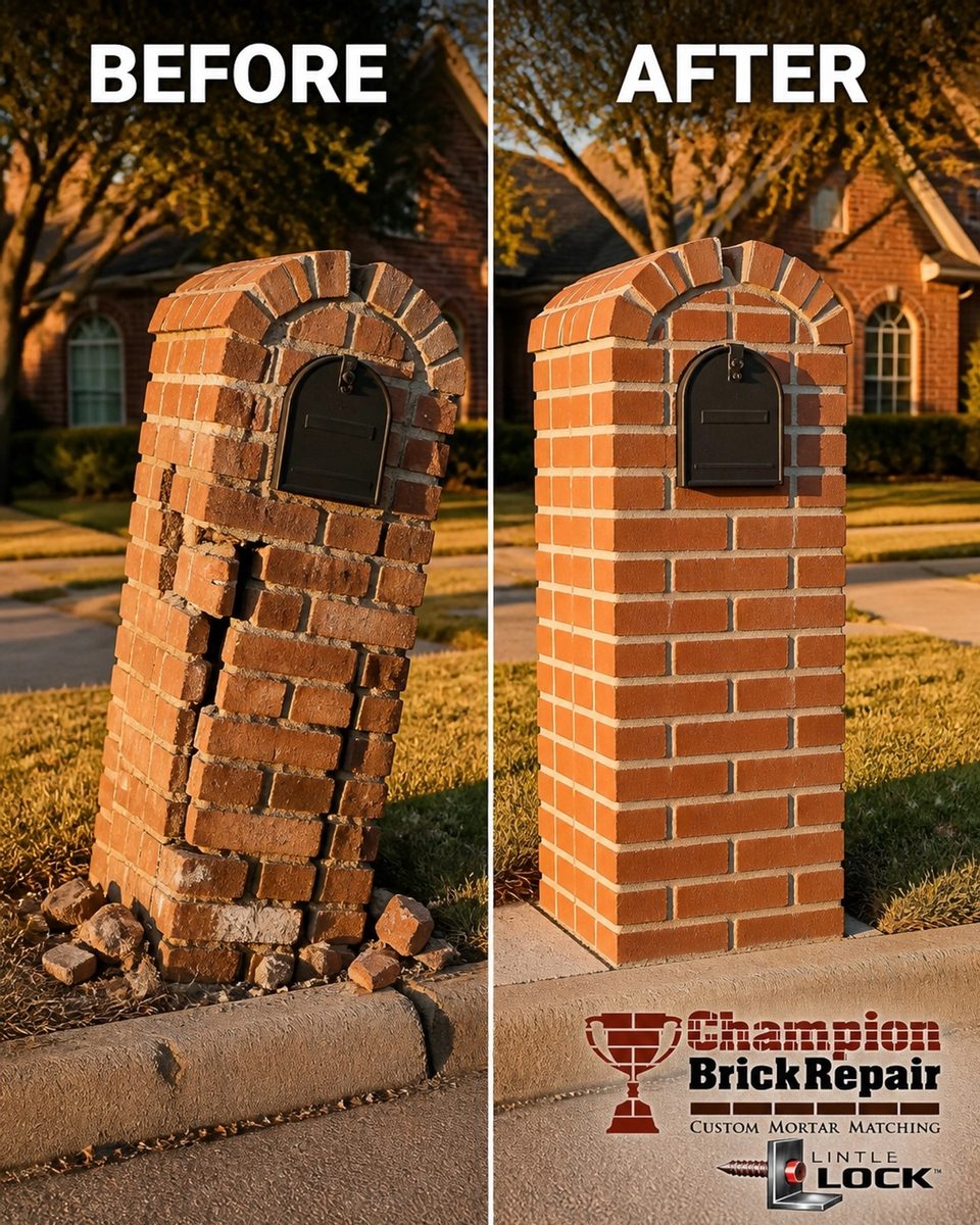 Brick Mailbox Rebuild — Champion Brick Repair