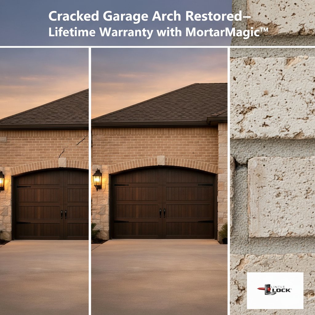 Garage Arch Crack Repair — Champion Brick Repair