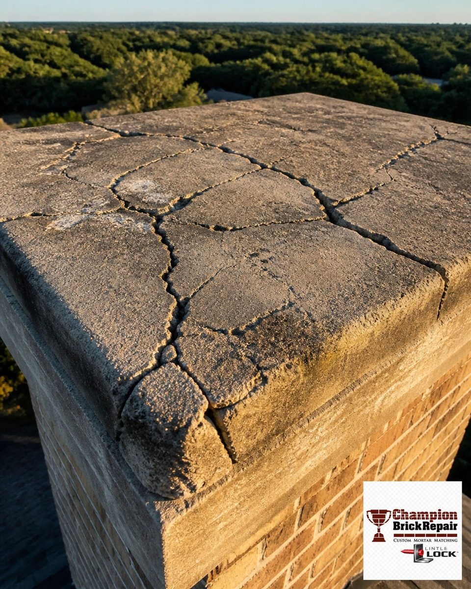 Chimney Concrete Cap — Champion Brick Repair