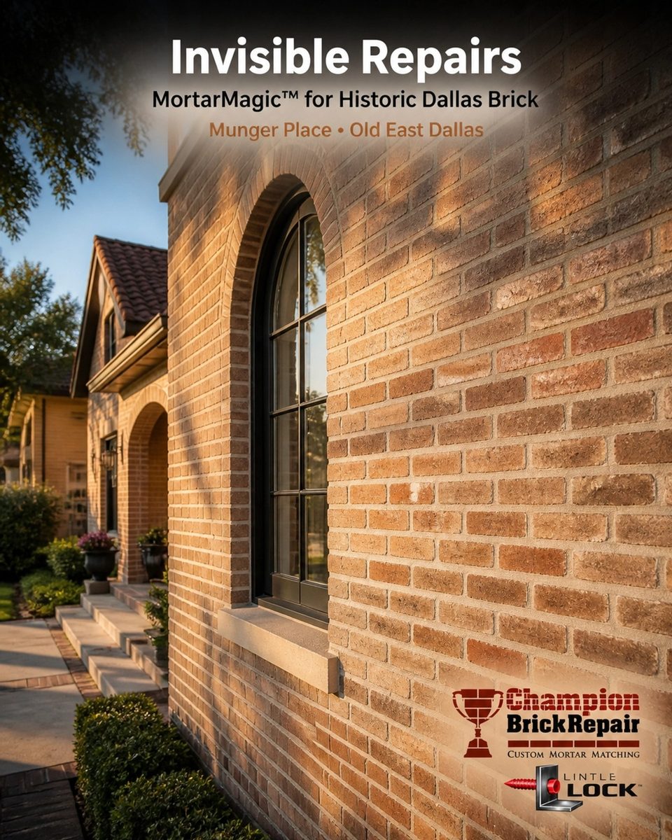 Mortarmagic Historic Brick Ad — Champion Brick Repair