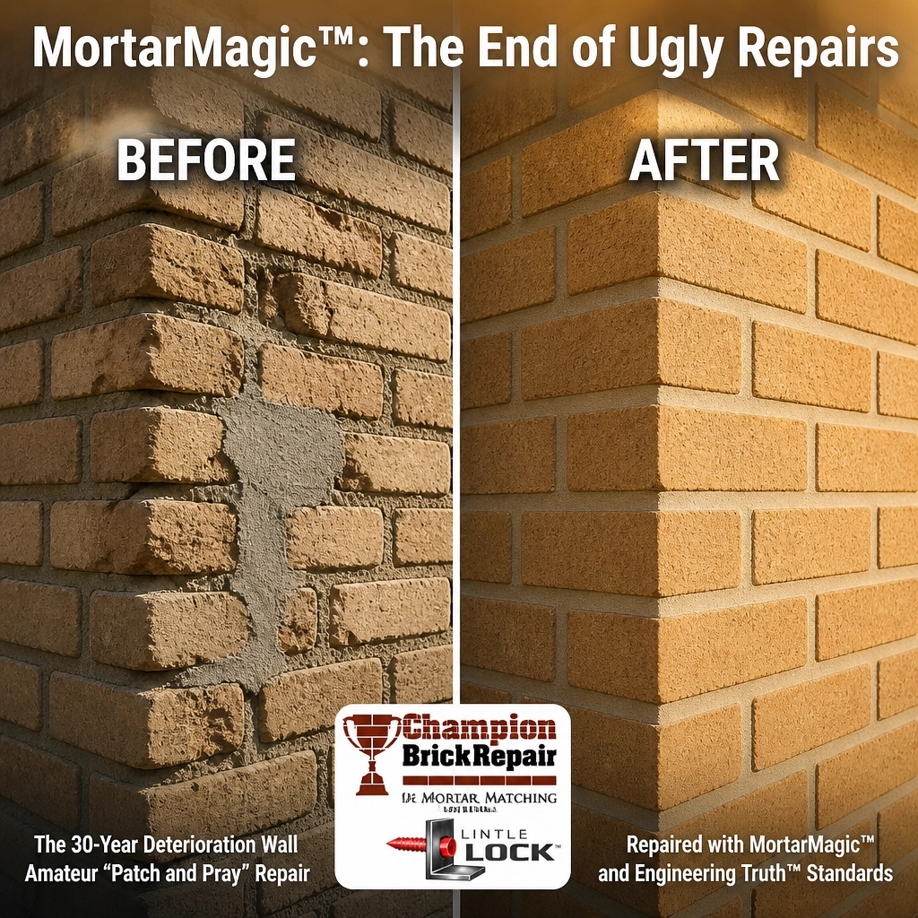 Ugly Patch Repair Redo — Champion Brick Repair