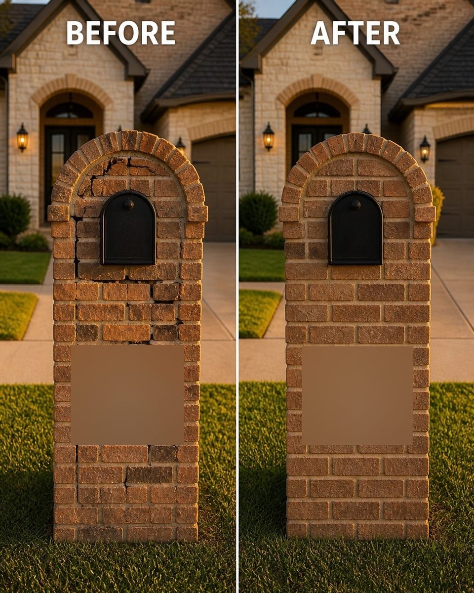 Brick Mailbox Rebuild — Champion Brick Repair