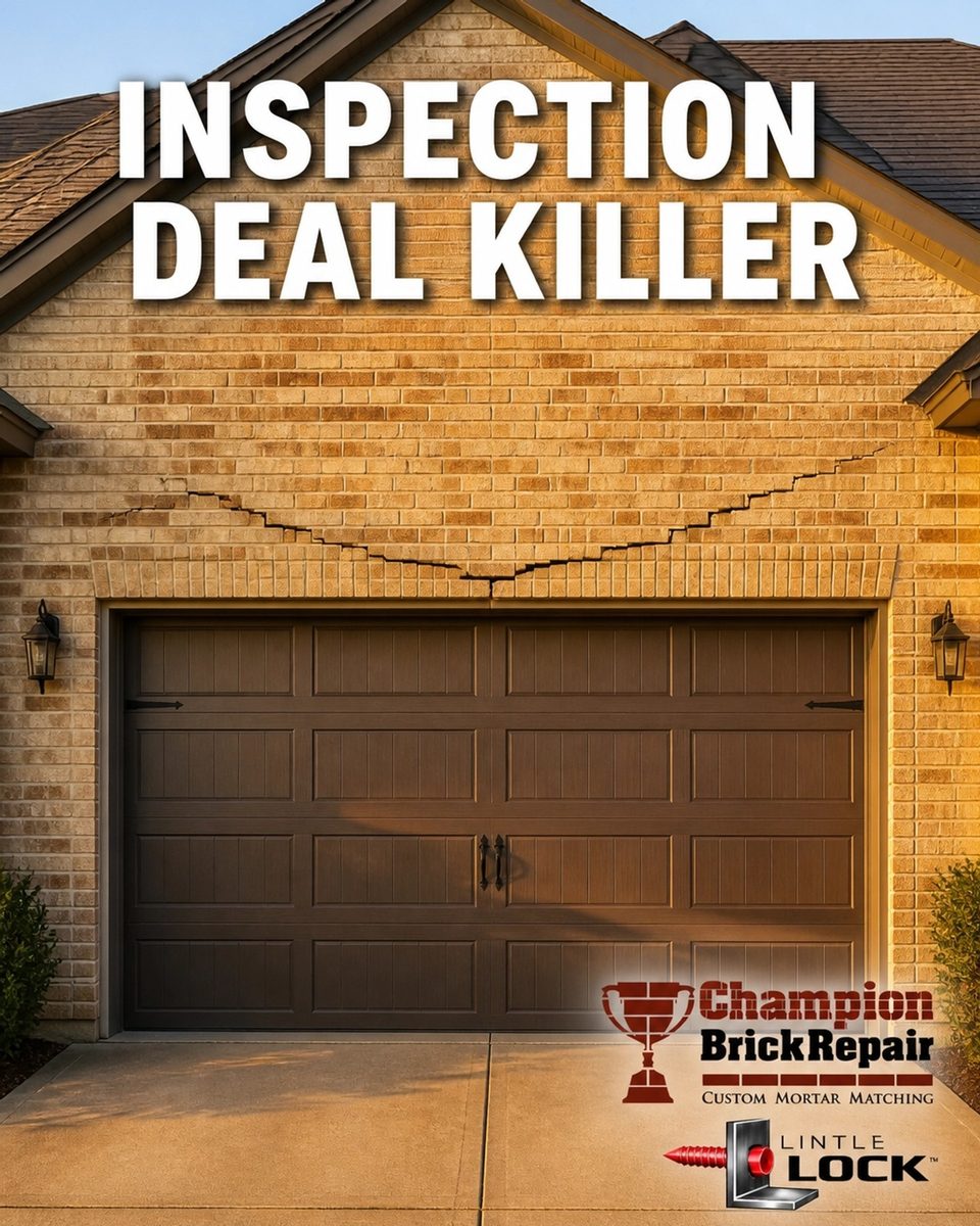 Garage Lintel Crack — Champion Brick Repair