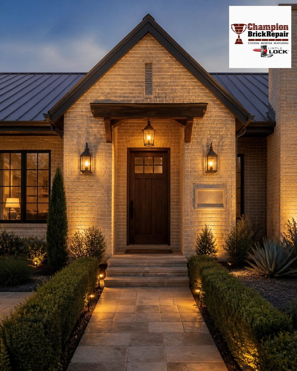 Front Entry Facade — Champion Brick Repair