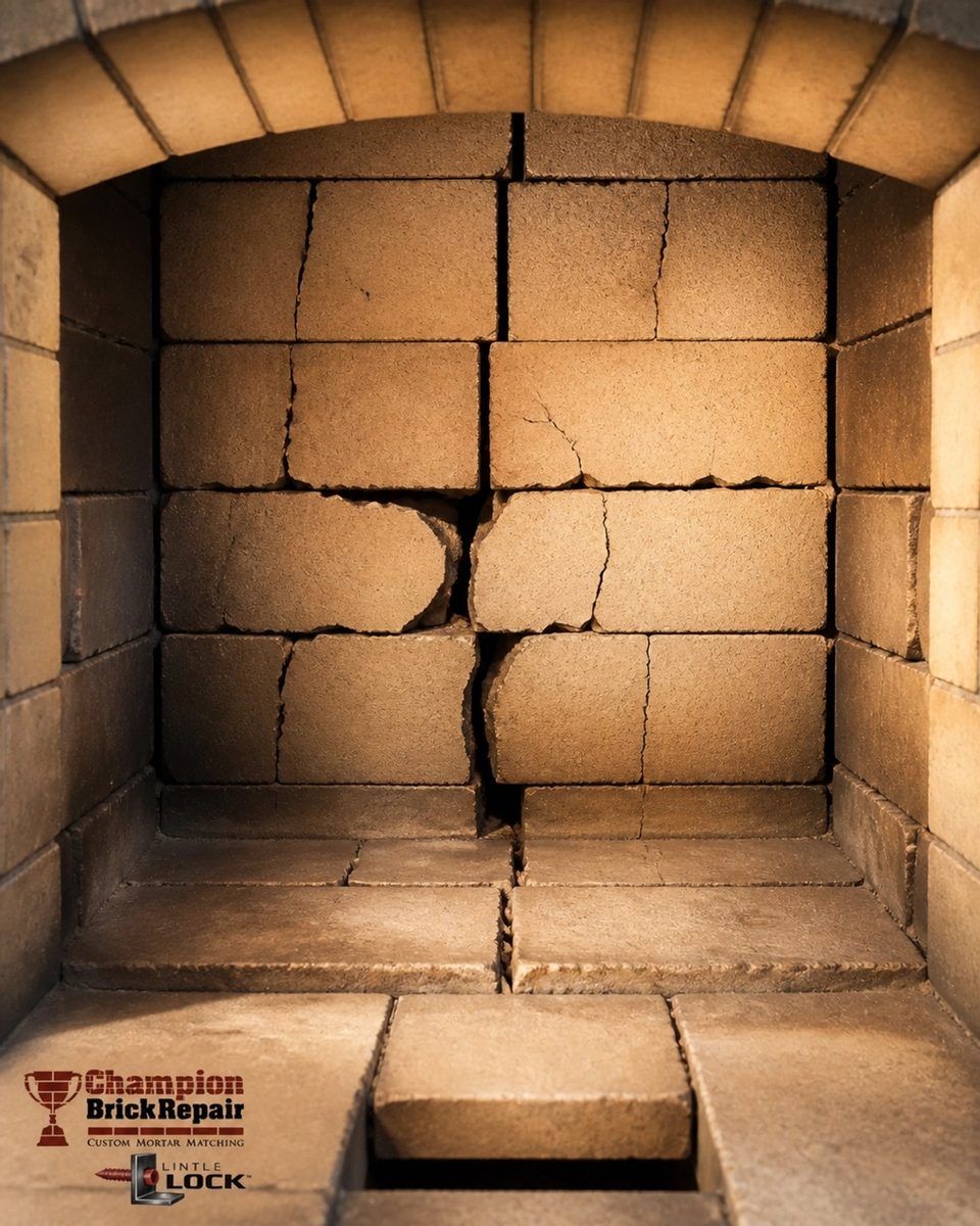 Fireplace Firebox — Champion Brick Repair