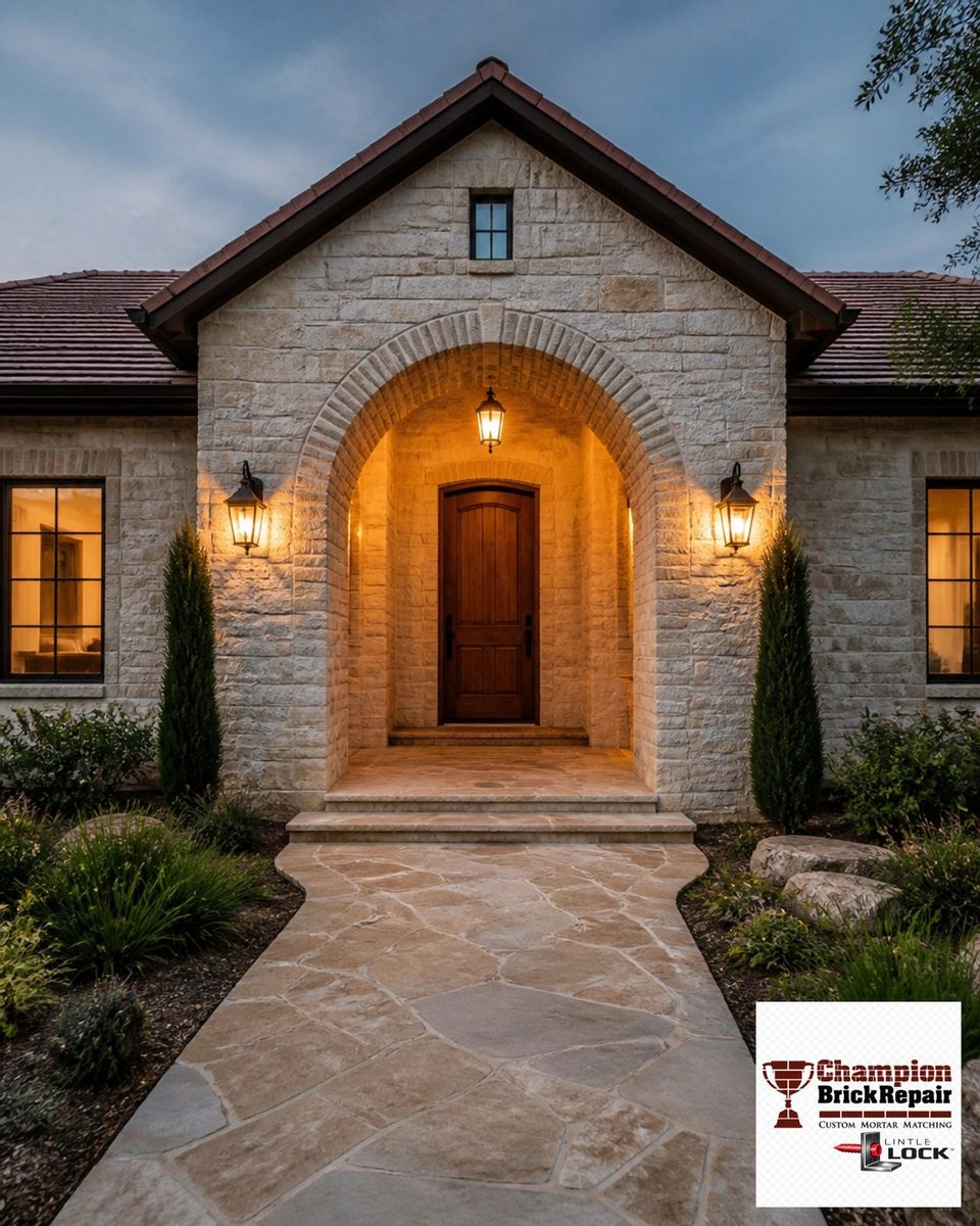 Stone Entryway — Champion Brick Repair