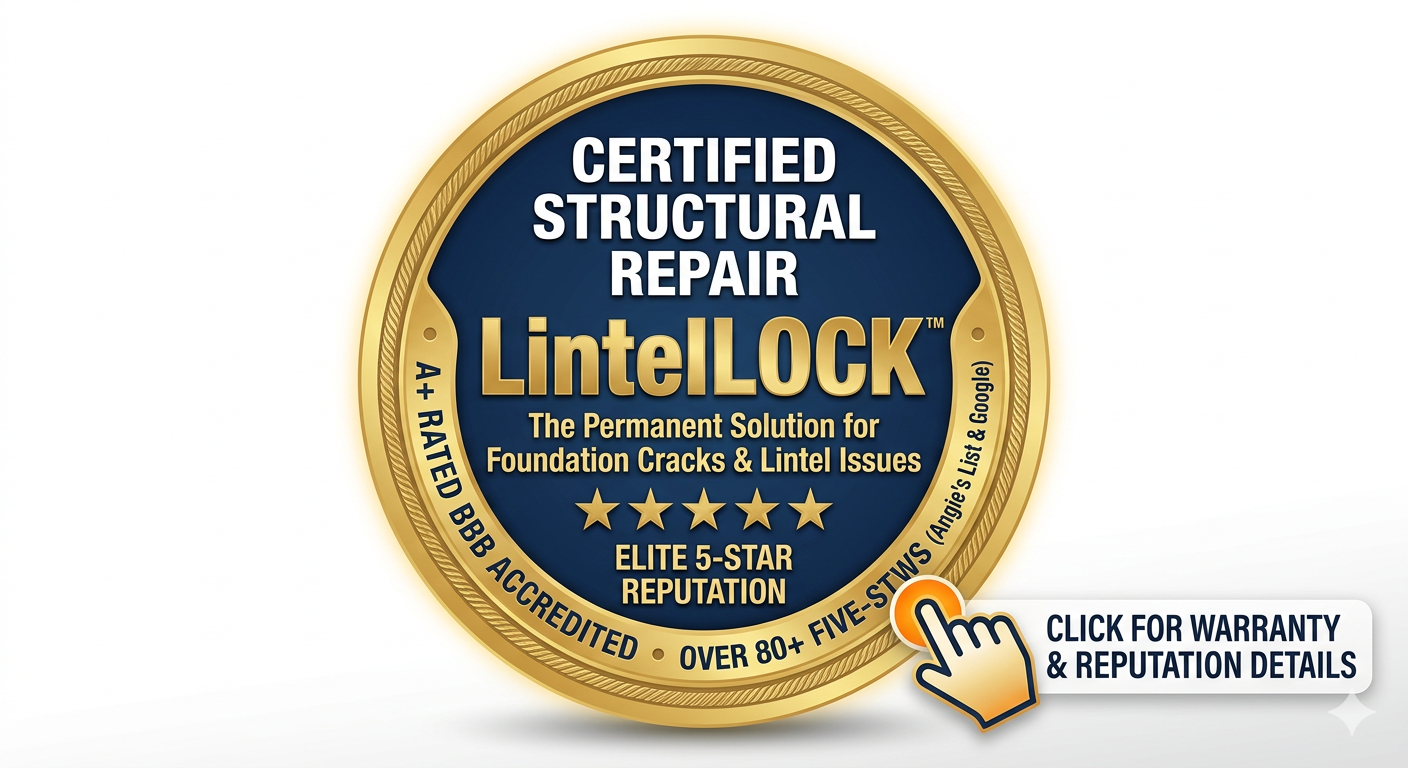Certified Structural Repair — LintelLOCK badge