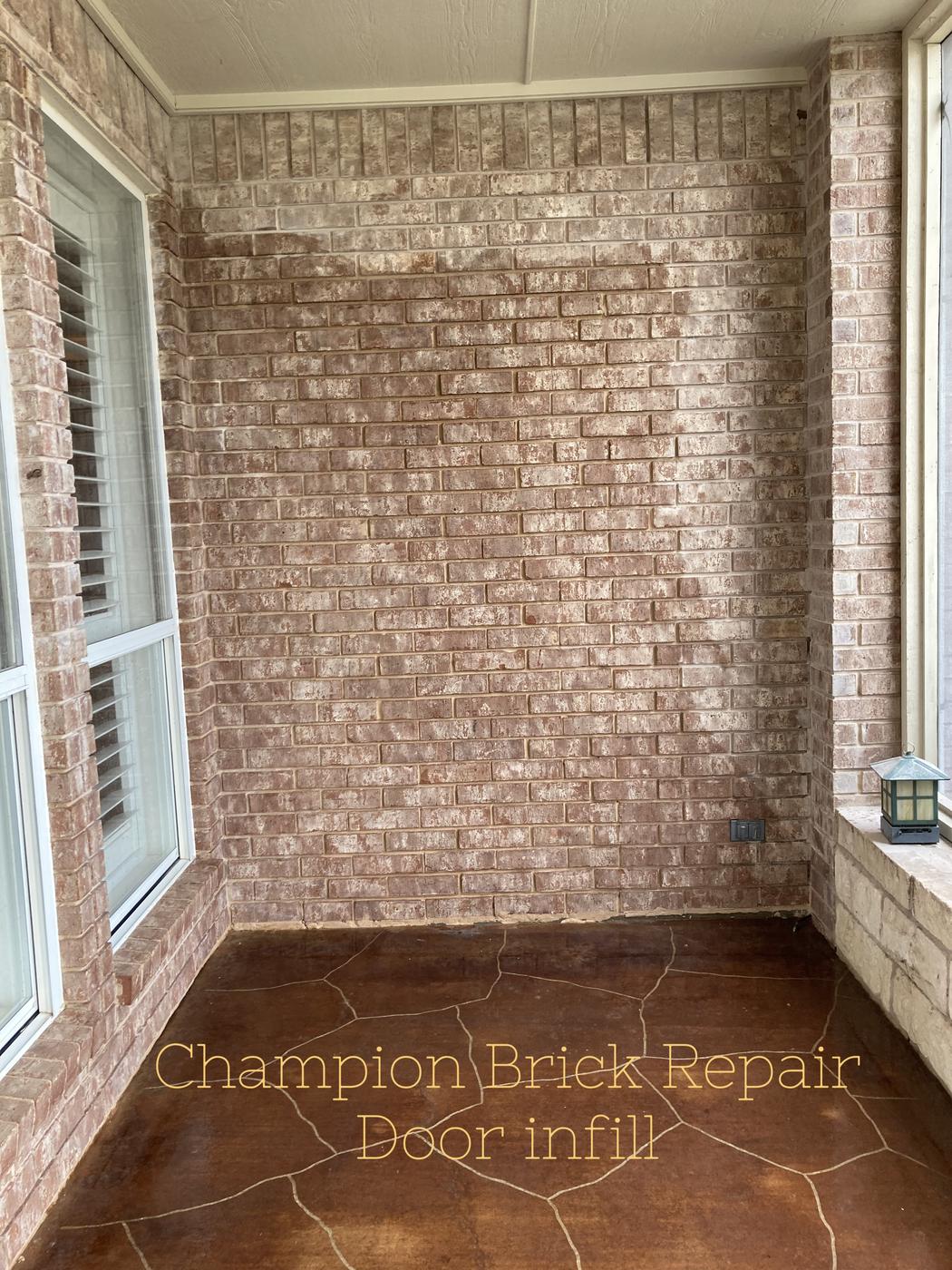 Brick Door infill Dallas